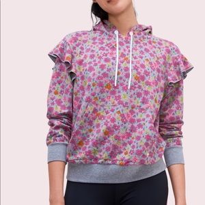 Kate Spade Floral Hoodie Large